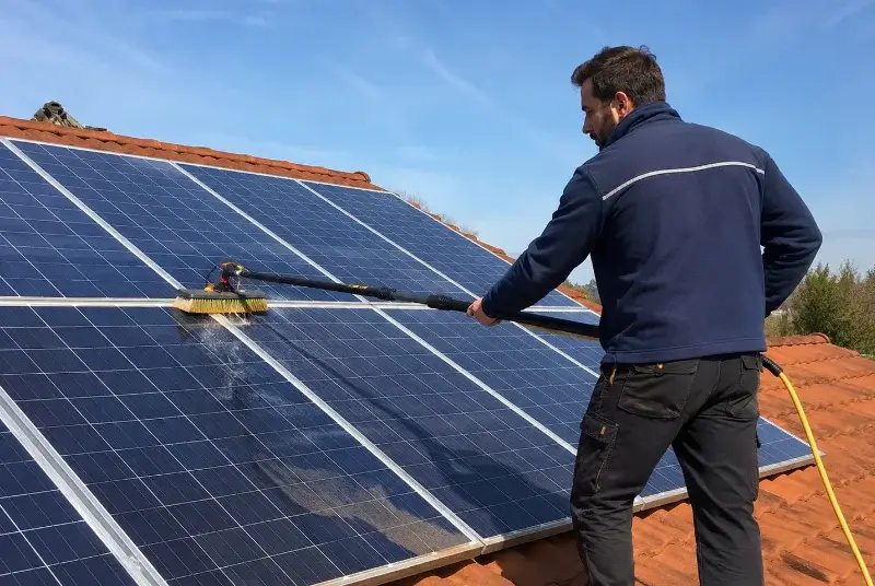 Nettoyage et entretien de panneaux solaires à Lamasquère